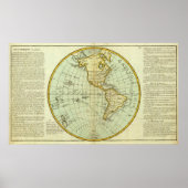 Noord-Amerika en Zuid-Amerika Poster (Voorkant)