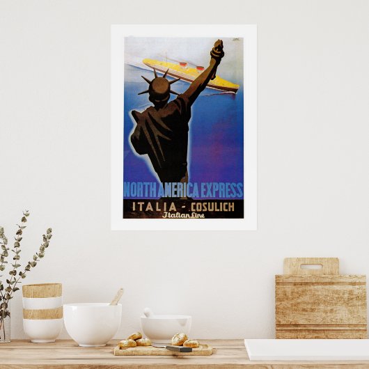 Noord-Amerika Express Poster (Keuken)