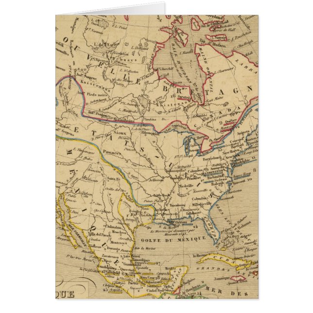 Noord-Amerika in 1840 (Voorkant)