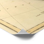 Noord-Amerika kaart 2 Poster (Hoek)