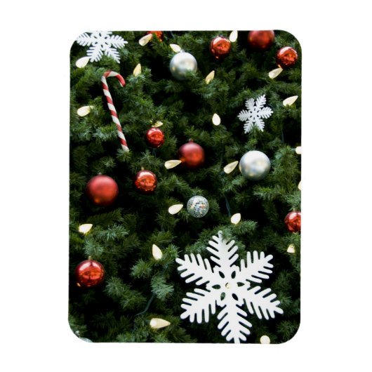 Noord-Amerika. Kerstversiering aan boom. 4 Magneet (Verticaal)