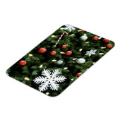 Noord-Amerika. Kerstversiering aan boom. 4 Magneet (Linkerzijde)