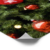 Noord-Amerika. kerstversieringen op boom. 2 Poster (Hoek)