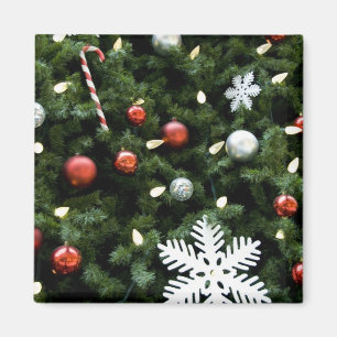 Noord-Amerika. kerstversieringen op boom. 4 Magneet