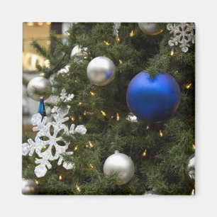 Noord-Amerika. kerstversieringen op boom. Magneet