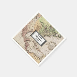Noord-Amerika Map Personalized Retirement Servet