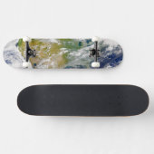 Noord-Amerika met rook zichtbaar op locaties. Persoonlijk Skateboard (Horizontaal)