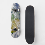 Noord-Amerika met rook zichtbaar op locaties. Persoonlijk Skateboard (Voorkant)