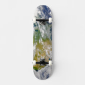 Noord-Amerika met rook zichtbaar op locaties. Persoonlijk Skateboard (Voorkant)