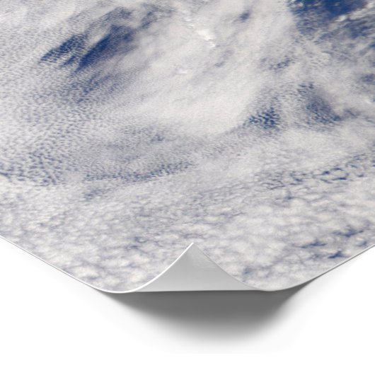 Noord-Amerika met rook zichtbaar op locaties. Poster (Hoek)