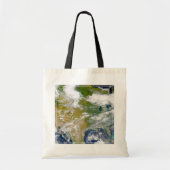 Noord-Amerika met rook zichtbaar op locaties. Tote Bag (Voorkant)