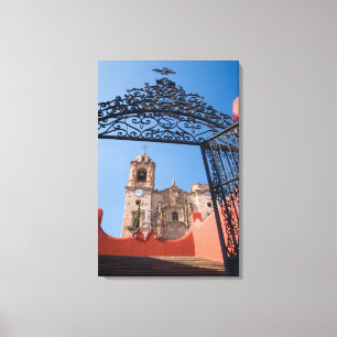 Noord-Amerika, Mexico, Staat Guanajuato. De Canvas Afdruk