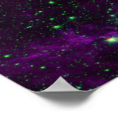 Noord-Amerika Nebula Infrarood Paars Value Poster (Hoek)