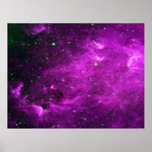 Noord-Amerika Nebula Infrarood Paars Value Poster