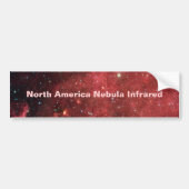 Noord-Amerika Nebula Infrred Bumpersticker (Voorkant)