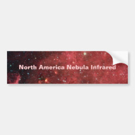 Noord-Amerika Nebula Infrred Bumpersticker