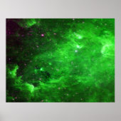 Noord-Amerika Nebula Infrred Green Value Poster (Voorkant)