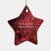Noord-Amerika Nebula Infrred Keramisch Ornament (Rechts)