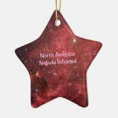Noord-Amerika Nebula Infrred Keramisch Ornament (Links)