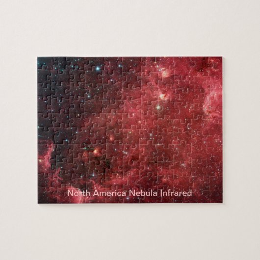 Noord-Amerika Nebula Infrred Legpuzzel (Horizontaal)