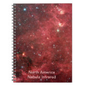 Noord-Amerika Nebula Infrred Notitieboek (Voorkant)