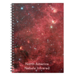 Noord-Amerika Nebula Infrred Notitieboek