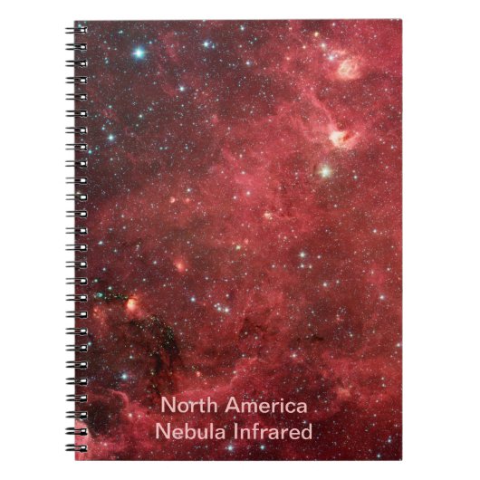 Noord-Amerika Nebula Infrred Notitieboek (Voorkant)
