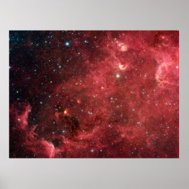 Noord-Amerika Nebula Infrred Poster