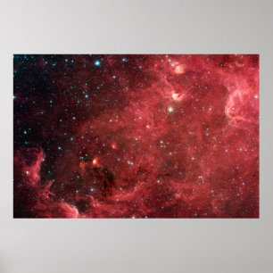Noord-Amerika Nebula Infrred Poster