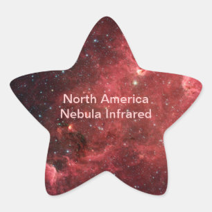 Noord-Amerika Nebula Infrred Ster Sticker