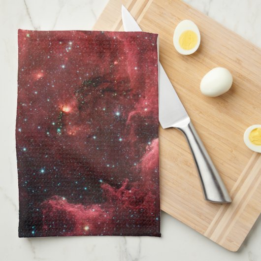 Noord-Amerika Nebula Infrred Theedoek (Quarter Fold)