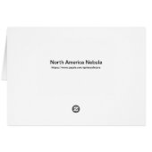 Noord-Amerika Nebula Sky Stars Universe Congration (Achterkant Horizontaal)