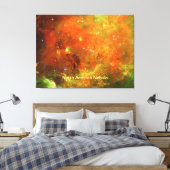 Noord-Amerika-nevel Canvas Afdruk (Insitu (Slaapkamer))