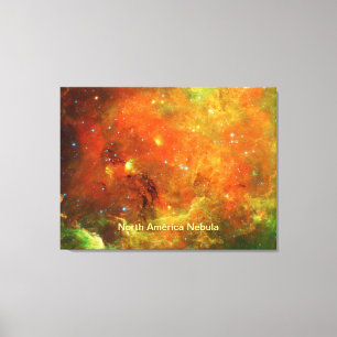 Noord-Amerika-nevel Canvas Afdruk