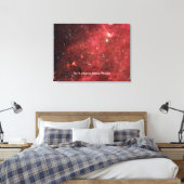 Noord-Amerika-nevel Infrarood Canvas Afdruk (Insitu (Slaapkamer))