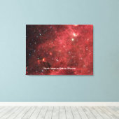 Noord-Amerika-nevel Infrarood Canvas Afdruk (Insitu (Houten vloer))