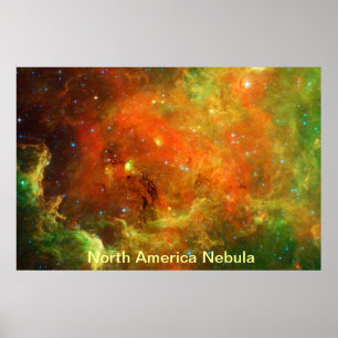 Noord-Amerika-nevel Poster