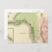 Noord-Amerika noordwest Briefkaart (Voorkant / Achterkant)