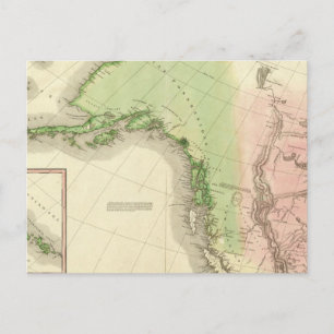 Noord-Amerika noordwest Briefkaart