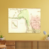 Noord-Amerika noordwest Canvas Afdruk (Insitu (Woonkamer))