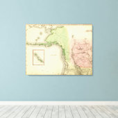 Noord-Amerika noordwest Canvas Afdruk (Insitu (Houten vloer))