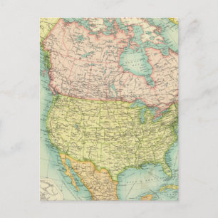 Noord-Amerika politiek Briefkaart