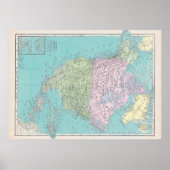 Noord-Amerika Poster (Voorkant)