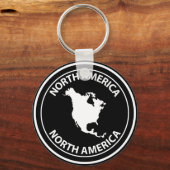 Noord-Amerika Sleutelhanger (Voorkant)