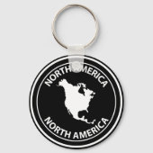 Noord-Amerika Sleutelhanger (Achterkant)
