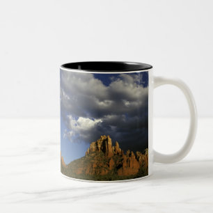 Noord-Amerika, Verenigde Staten, Arizona, Sedona. Tweekleurige Koffiemok