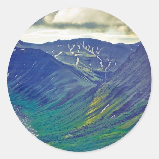 Noord-Amerika, Verenigde Staten, Verenigde Staten, Ronde Sticker (Voorkant)