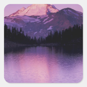 Noord-Amerika, Verenigde Staten, Washington, Mount Vierkante Sticker