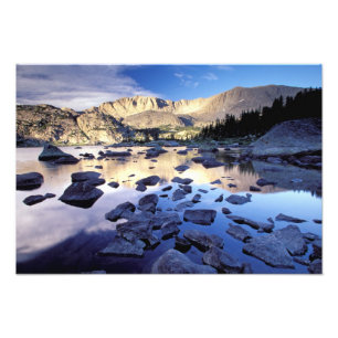 Noord-Amerika, Verenigde Staten, Wyoming, Yellowst Foto Afdruk
