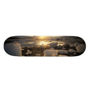 Noord-Amerika, VS, Alaska, Ice Bay, Icescape Skateboard